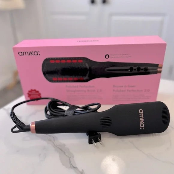 amika: Polished Perfection Straightening Brush 2.0 | only used twice - Picture 1 of 5